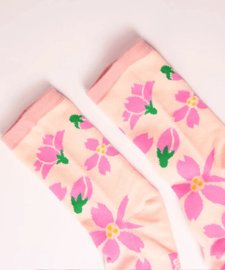 Sakura Tabi Socks / High Quality Cherry Blossom Geta Socks