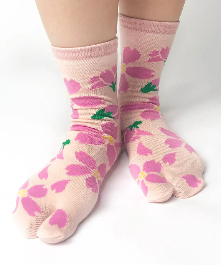 Sakura Tabi Socks / High Quality Cherry Blossom Geta Socks