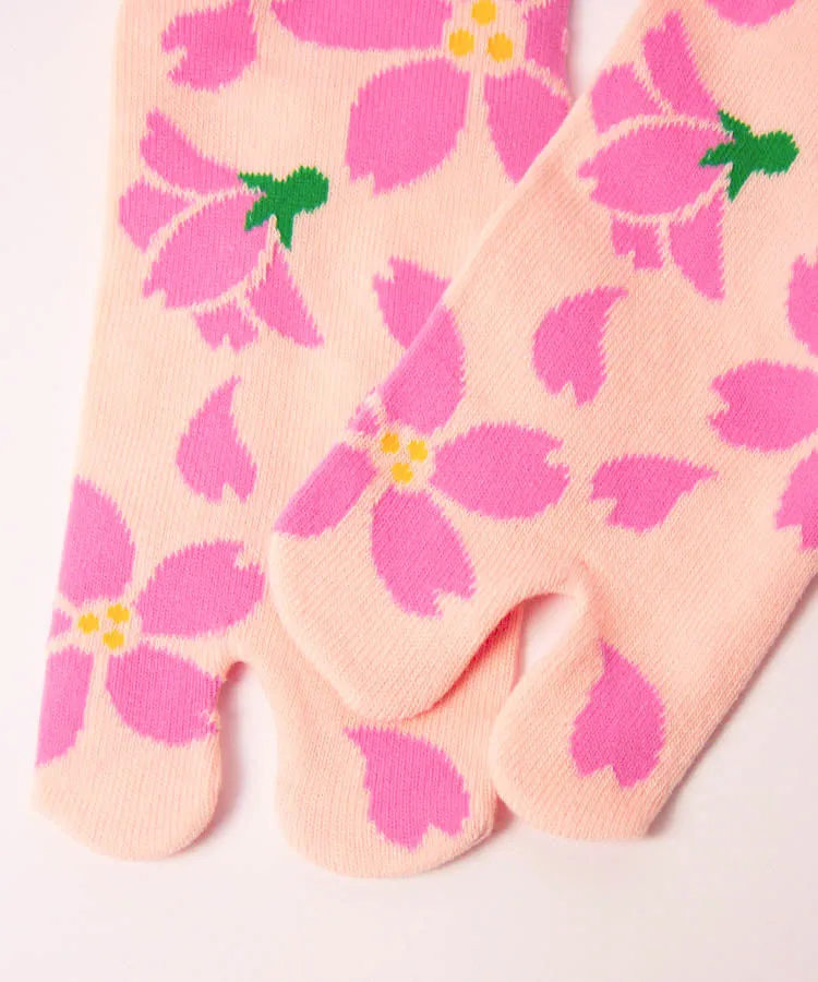 Sakura Tabi Socks / High Quality Cherry Blossom Geta Socks