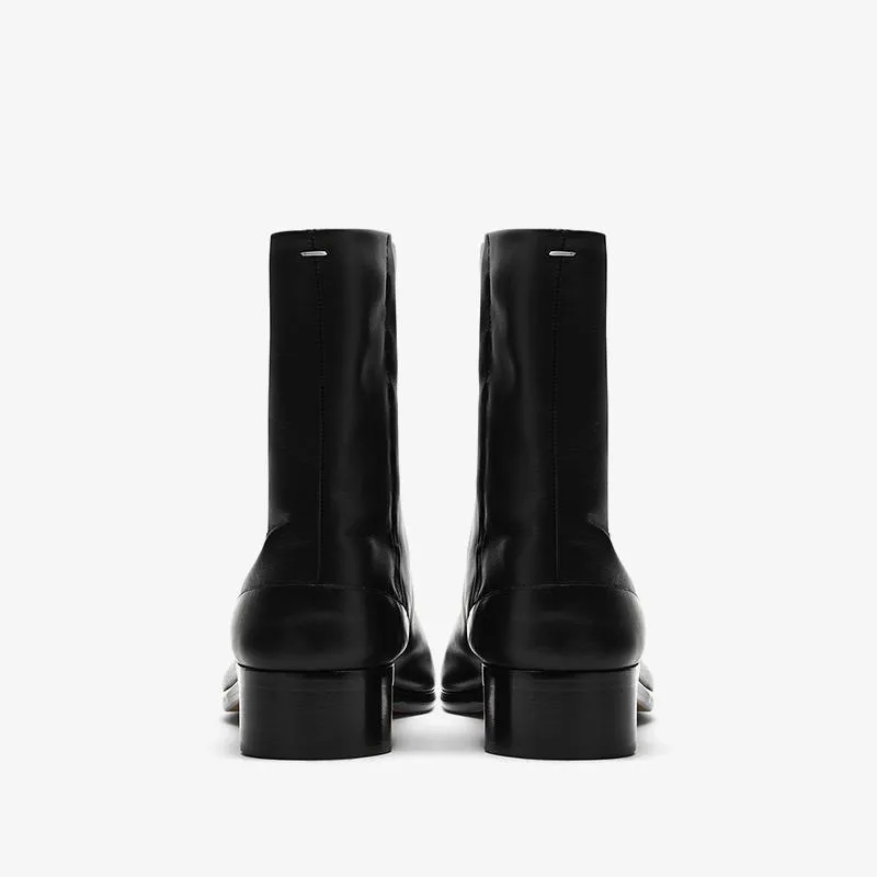 Split-Toe Ankle Boots 30 mm Heel Men's