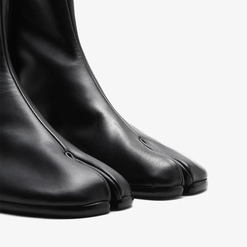 Split-Toe Ankle Boots 30 mm Heel Men's