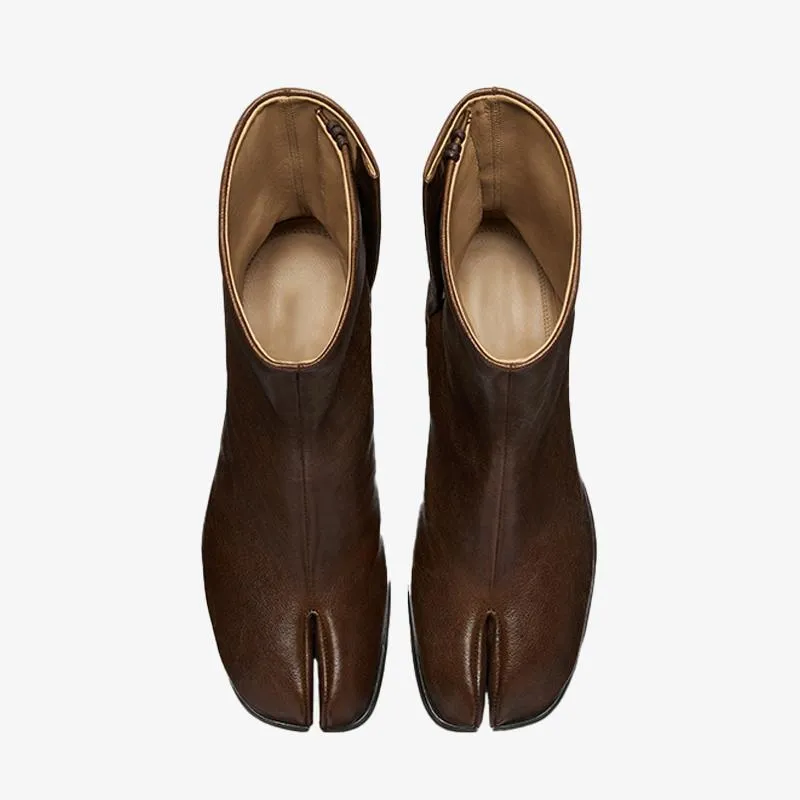 Split-Toe Ankle Boots