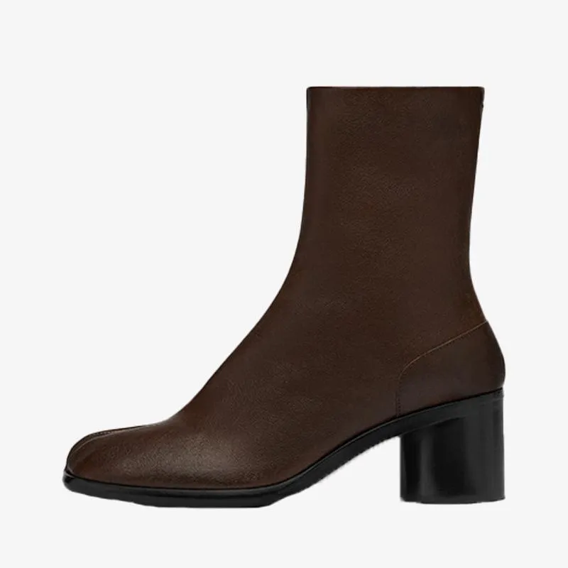 Split-Toe Ankle Boots