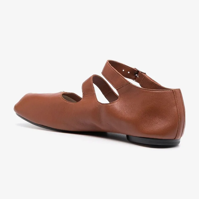 Tabi Ankle-Strap Ballerina Shoes