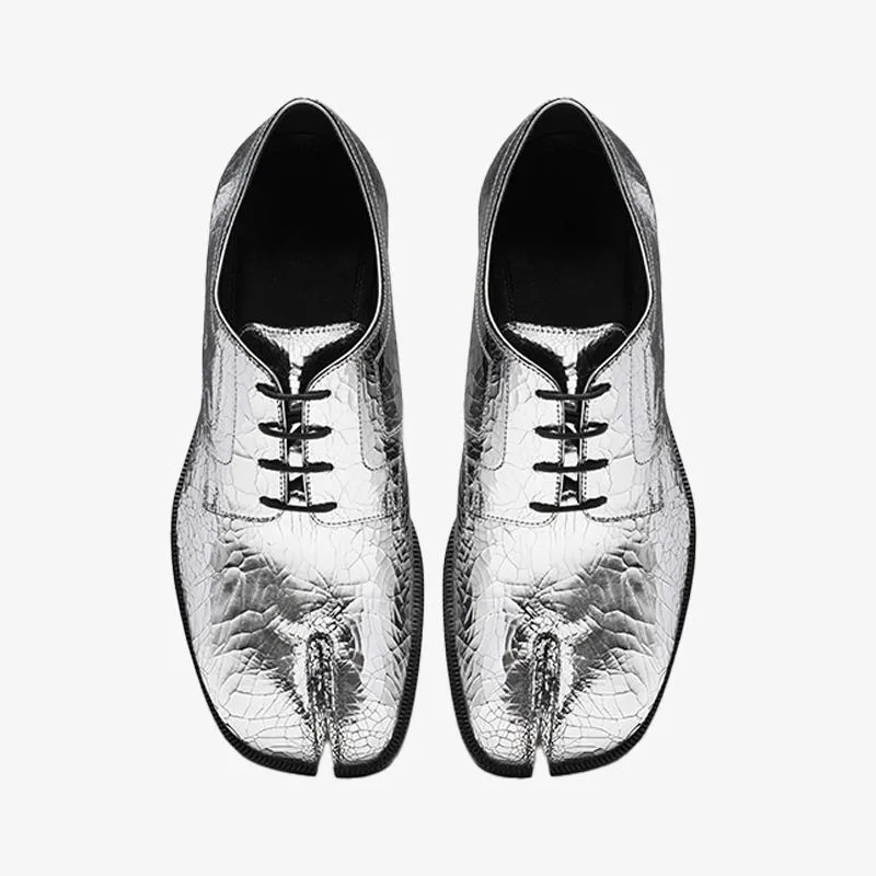 Tabi broken mirror lace-top Shoes