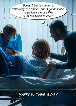 Takeaway Funny Father's Day Card