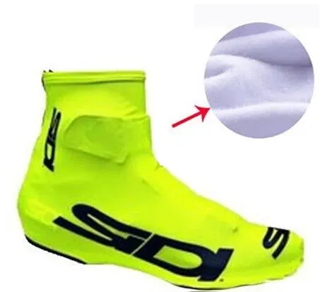 Thermal Fleece Winter Cycling Shoe Cover Overshoe Bicycle Shoe Cover Waterproof Cycling Shoes Cover