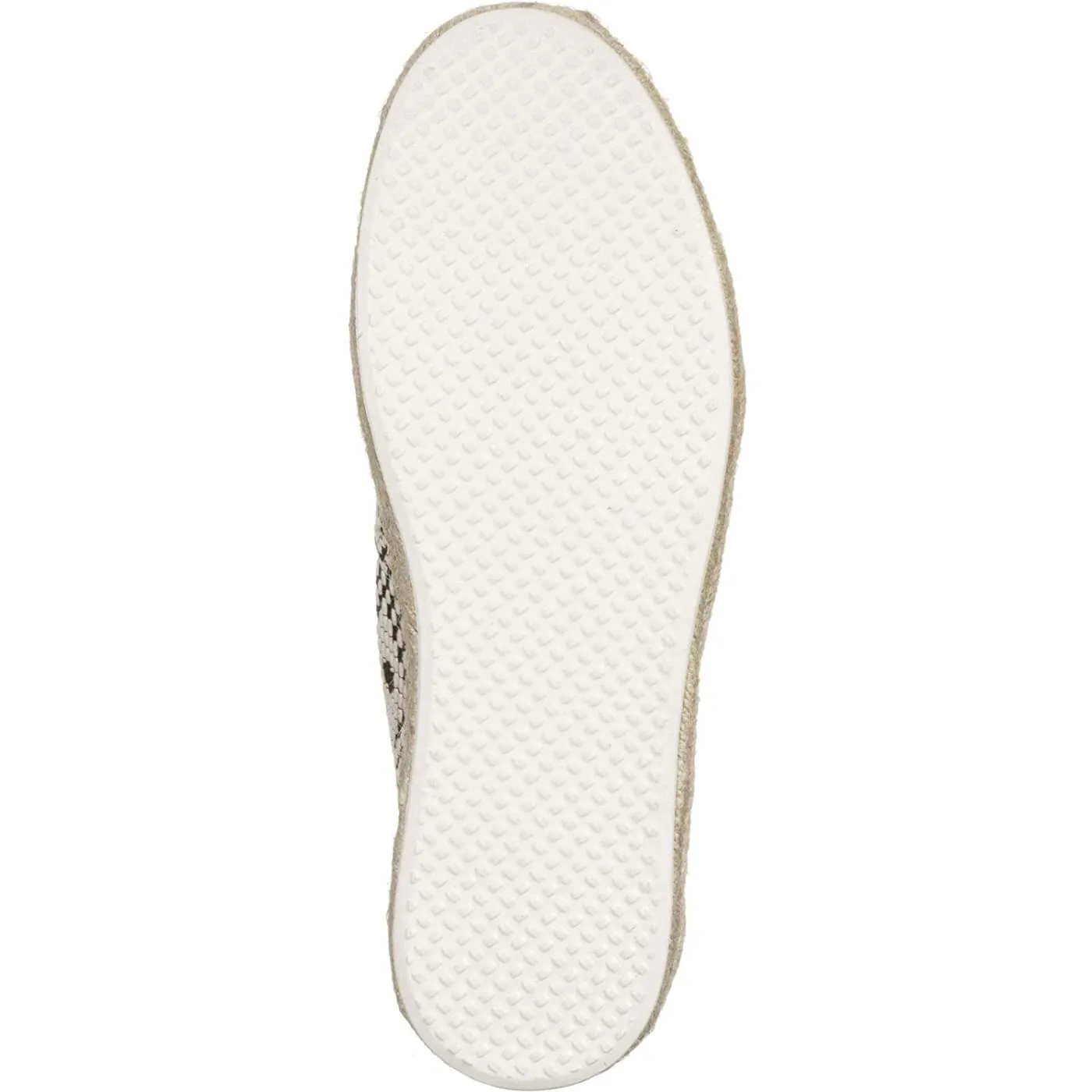 Toms Classic Black Geometric Diamond Woven Womens Espadrilles Shoes