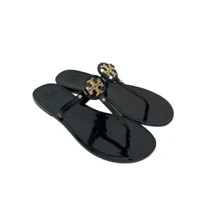 Tory Burch Black Miller Jelly Thong Sandals | Pre Loved |