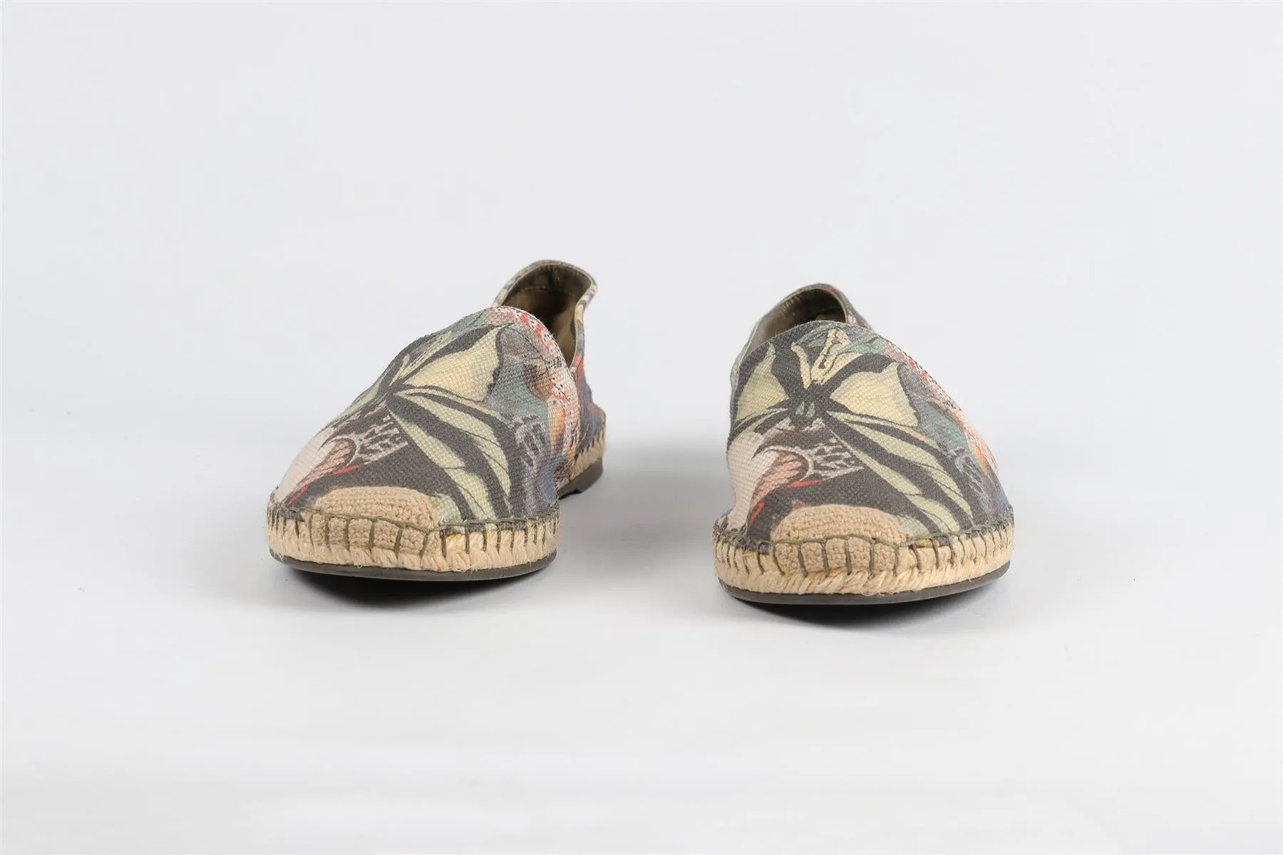 VALENTINO GARAVANI GREEN CANVAS ESPADRILLES EU 39 UK 6 US 9