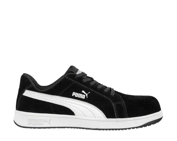 WOMEN'S ICONIC BLACK LOW COMPOSITE TOE ASTM EH SR